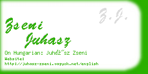 zseni juhasz business card
